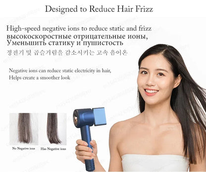 220V 1600W Super Hair Dryer Leafless Hair dryer Personal Hair Care Styling Negative Ion Tool Constant Anion Electric Hair Dryers