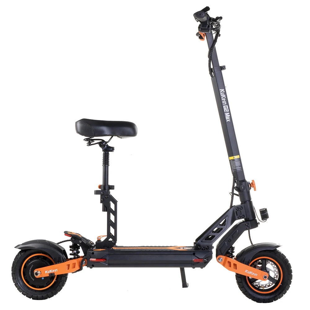 KuKirin G2 Max Electric Scooter 10 "Off-road Tire 1000W 55 Km/h Max Speed 48V 20.8Ah 70km Range Detachable Seat Adjustable Heigh