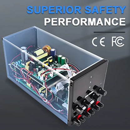 4 in 1 Lab Dual Power Supply 3 Model PAR/SER/INDEP Adjustable Power Source 30V 10A 60V 5A Voltage Stabilizer Switching USB 5V 2A.