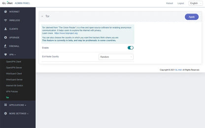 GL.iNet GL-SFT1200 (Opal) Secure Travel WiFi - AC1200 Dual Band Gigabit Ethernet Wireless Internet Router.