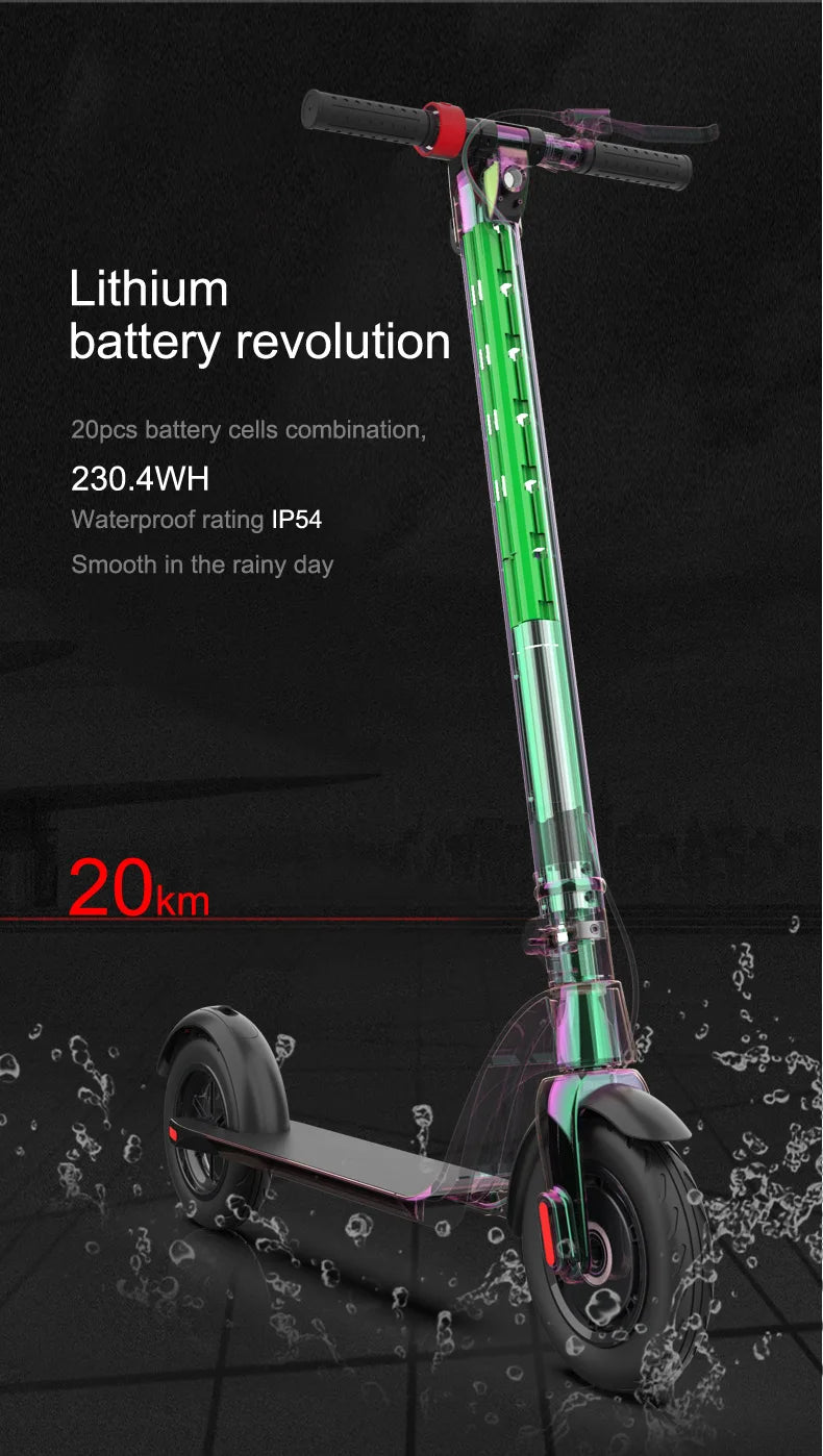 Alnsoor X7 Folding Electric Scooter 350W 36V5Ah 8.5-inch Tire Lightweight E-Scooter Adult Urban Commuting EScooter.