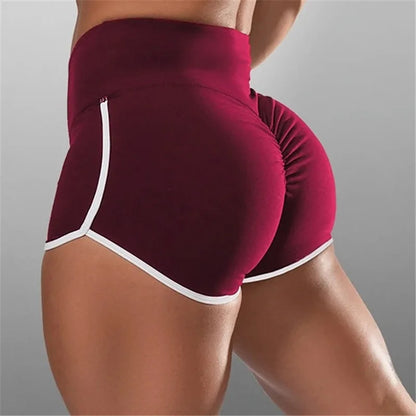 Women Summer Shorts for Sports Fitness Gym Skinny Slim Shorts Causal Yoga Shorts Low Waist Stretchy Short Pants Gym Clothing.