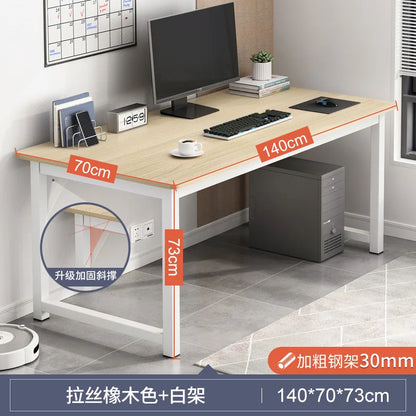 Hochwertiger, langlebiger Computertisch, Desktop-Tisch für Zuhause, Schlafzimmer, moderner, einfacher Mietisch, Studenten-Studientisch, langer Streifen