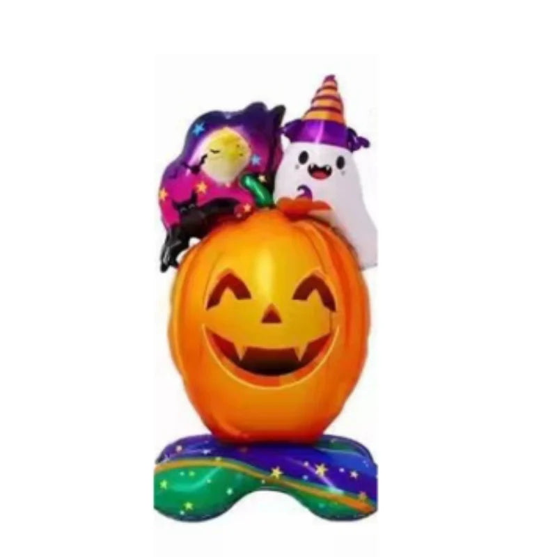 2025 Halloween Große Stehende Ballonbasis Skelett Kürbis Geisterbaum Halloween Aufblasbare Luftballons Partydekorationen Zubehör