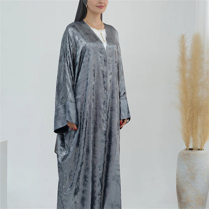 Ramadan Eid Open Dubai Luxury Abaya Damen Modest Kimono Coat 2025 Muslim for Women Islam Clothing Kebaya Robe Femme Musulmane