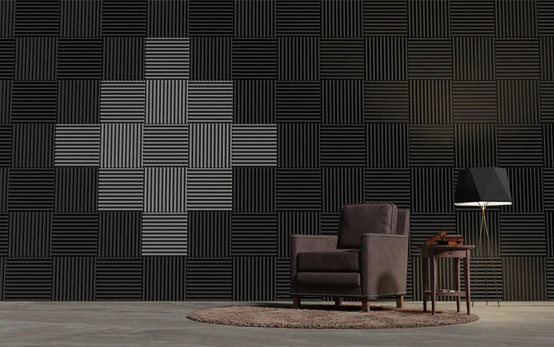 TOUO Sound-Absorbing Foam 6-48 Pcs Acoustic Foam Panels Wall Soundproofing Studio Acoustic Treatment Sound Absorbing Material