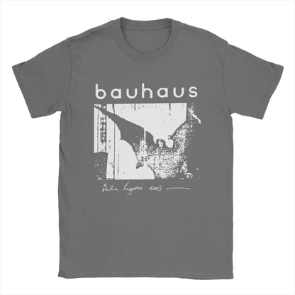 Bauhaus Bat Wings Bela Lugosis Dead T Shirt Men Cotton Amazing T-Shirt Crew Neck Tee Shirt Short Sleeve Tops Adult.