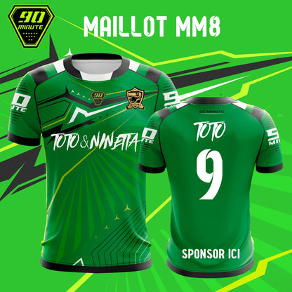 2025 New Summer Men's T-Shirt Maillot 90 Minute Toto & Ninetta Double Side Print Short Sleeve Oversize Breathable Quick Dry Tops.