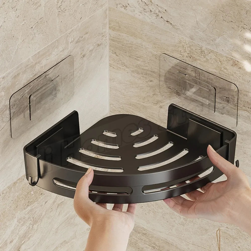 Badezimmer-Shampoo-Halter, Badezimmer-Eckregale für die Dusche, Make-up-Aufbewahrungsregal, Organizer-Regal für die Dusche ohne Bohren