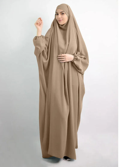 Eid Hooded Muslim Women Hijab Dress Prayer Garment Abaya Long Khimar Full Cover Ramadan Gown Abayas Islamic Clothes Niqab jilbab.