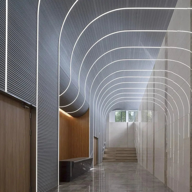 Flexible Embedded LED Neon Tube Silica Gel Covering Silicone Diffuse Channel DIY Outdoor Waterproof Strip Light WS2812B WS281.