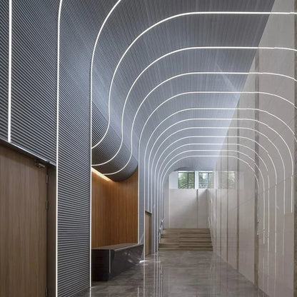 Flexible Embedded LED Neon Tube Silica Gel Covering Silicone Diffuse Channel DIY Outdoor Waterproof Strip Light WS2812B WS281.