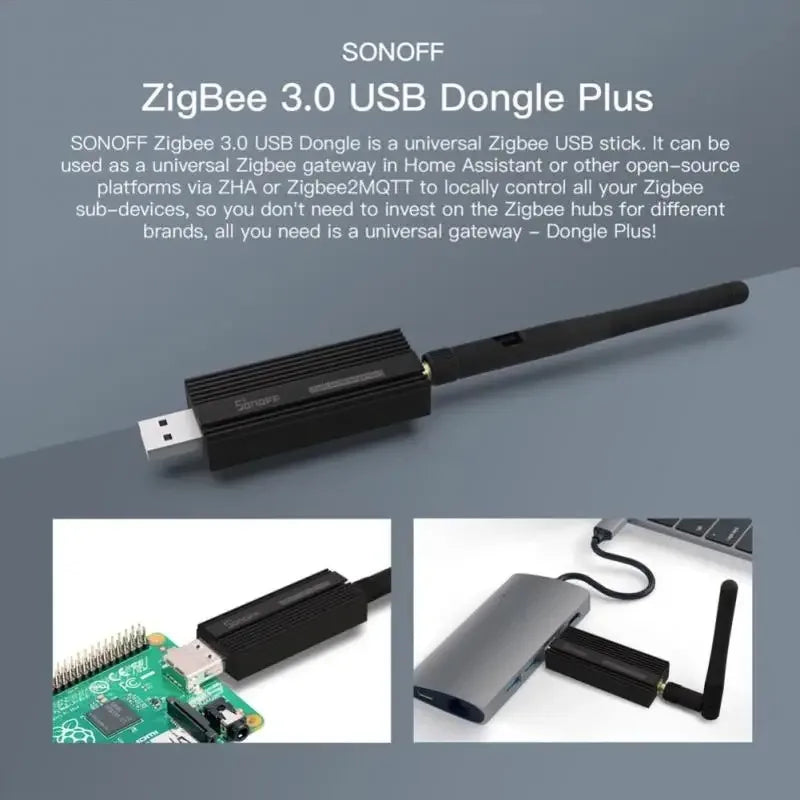 Sonoff Zigbee 3.0 USB-Dongle Plus ZBdongle-E Wireless Zigbee Gateway USB-Schnittstelle Capture EFR32MG21 Google Home Sprachsteuerung.