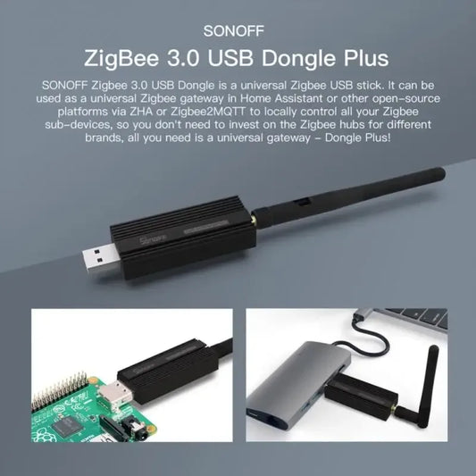 Sonoff Zigbee 3.0 USB-Dongle Plus ZBdongle-E Wireless Zigbee Gateway USB-Schnittstelle Capture EFR32MG21 Google Home Sprachsteuerung.