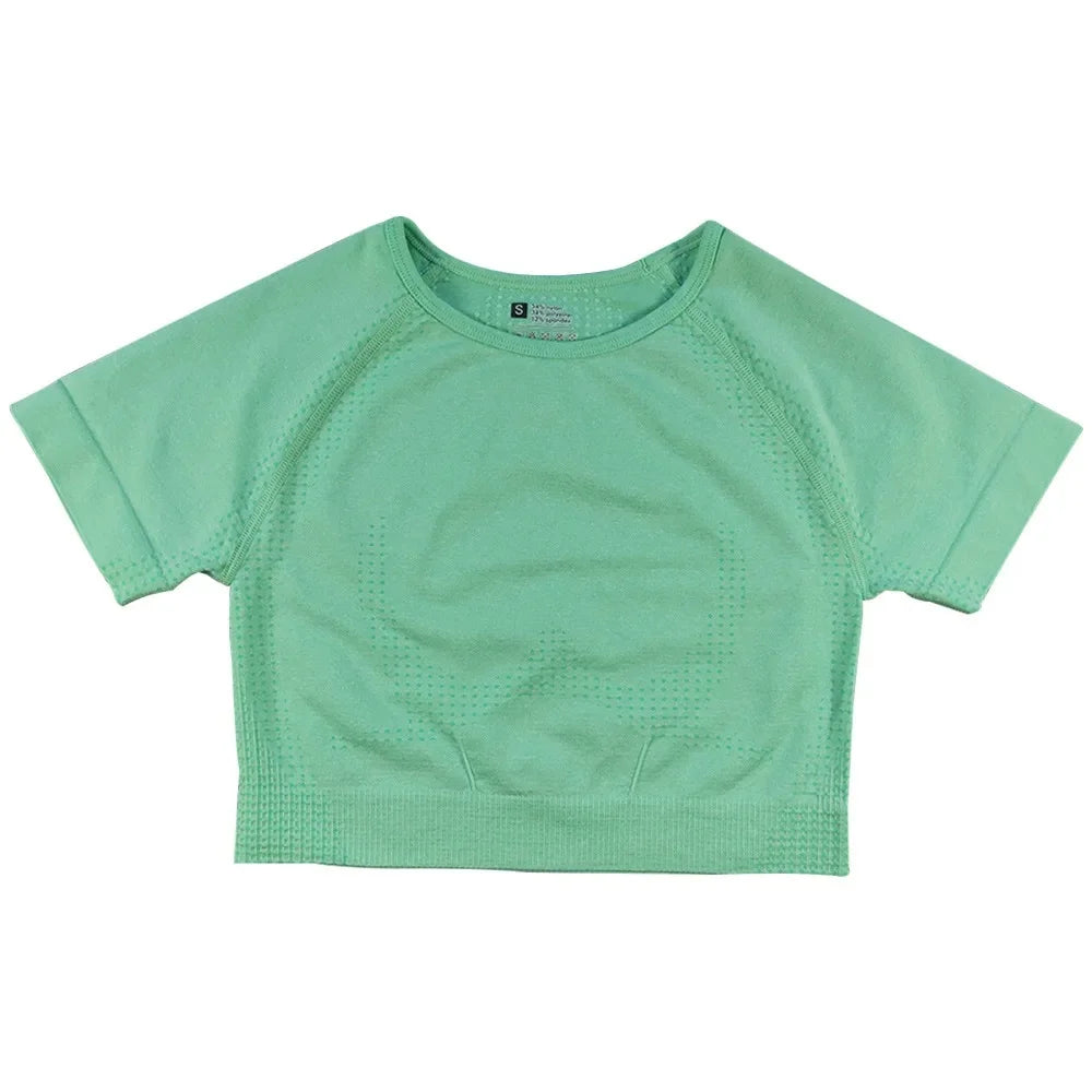 Seamless Dot Dot Yoga Suit High Waist Outdoor Sports Vest Running Quick Dry Top Fitness Yoga Pants Set Exercise Workout Clothes