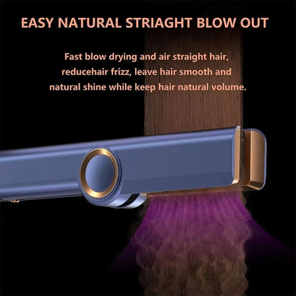 2 In 1 Hair Straightener multi styler Hair Dryer 110000rpm electric hair brushes Straightening Air Intuitive Airflow
