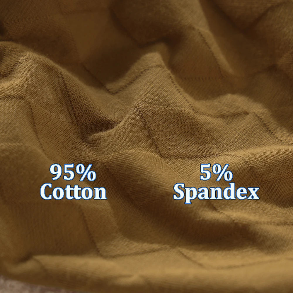 3 Teile/paket 100% Baumwolle Solide Raute Unterwäsche Atmungsaktive Antibakterielle Mesh Schritt Boxer Mann Hohe Elastische Wiast Männer der Höschen