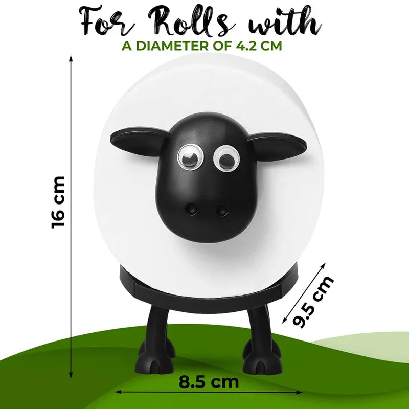 Niedlicher Tier-Toilettenpapierhalter in Tierform, Toilettenpapierrollenhalter, freistehendes Badezimmer-Set für Zuhause, Badezimmer, Ständer
