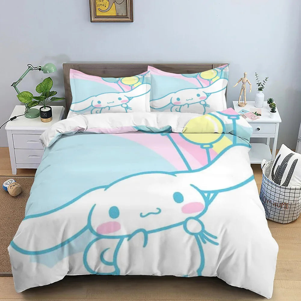 Sanrio Cinnamorolls Animation Derivatives Bedding Sets Australia /Europe/USA Full Queen King Size Quilt Duvet Cover.