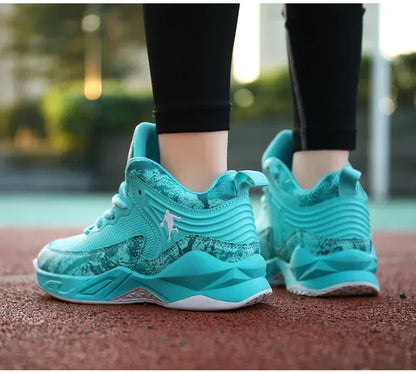 Basketball Shoes for Kids Sneakers New Boys Brand Thick Sole Non-slip Children Sports Shoes Child Boy Basket Trainer Shoes