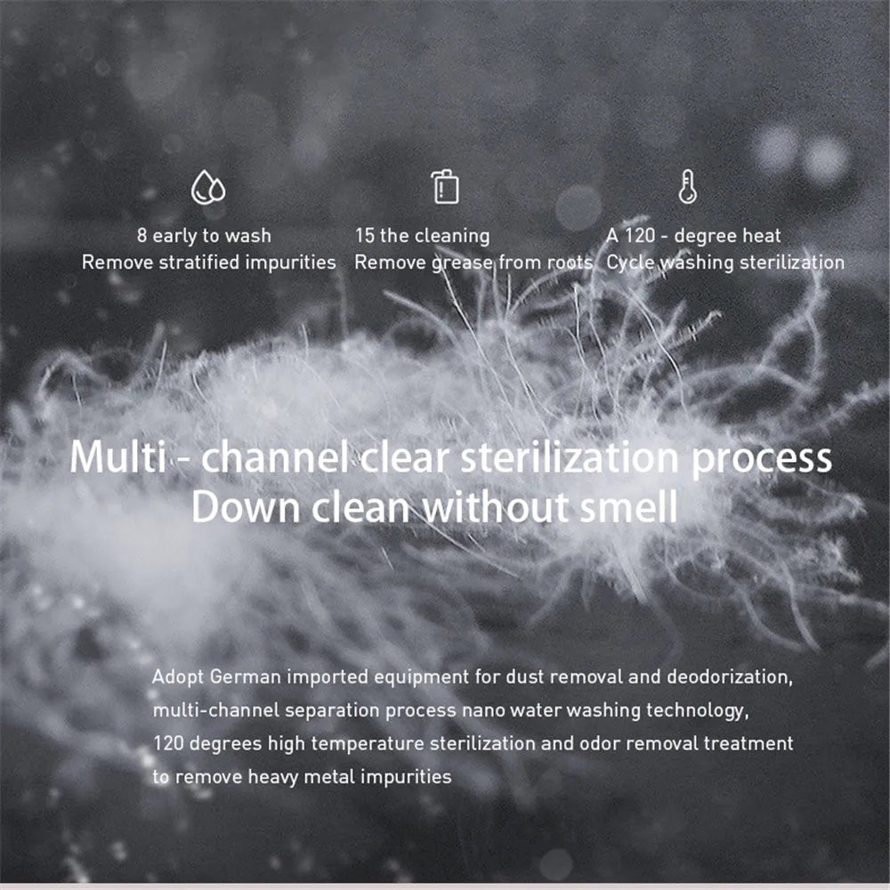 Sondeson Women Noble 100% Goose Down Quilt Filler 3D Bread Duvet Comforter Winter All Season Blankets 100% Cotton Shell 1PCS.