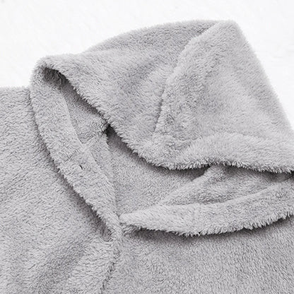 Herbst Wintermantel Frauen warme Teddybär Mantel Woll jacke weibliche Plüsch mantel Kapuzen jacke neue Damen mäntel einfarbige Jacke