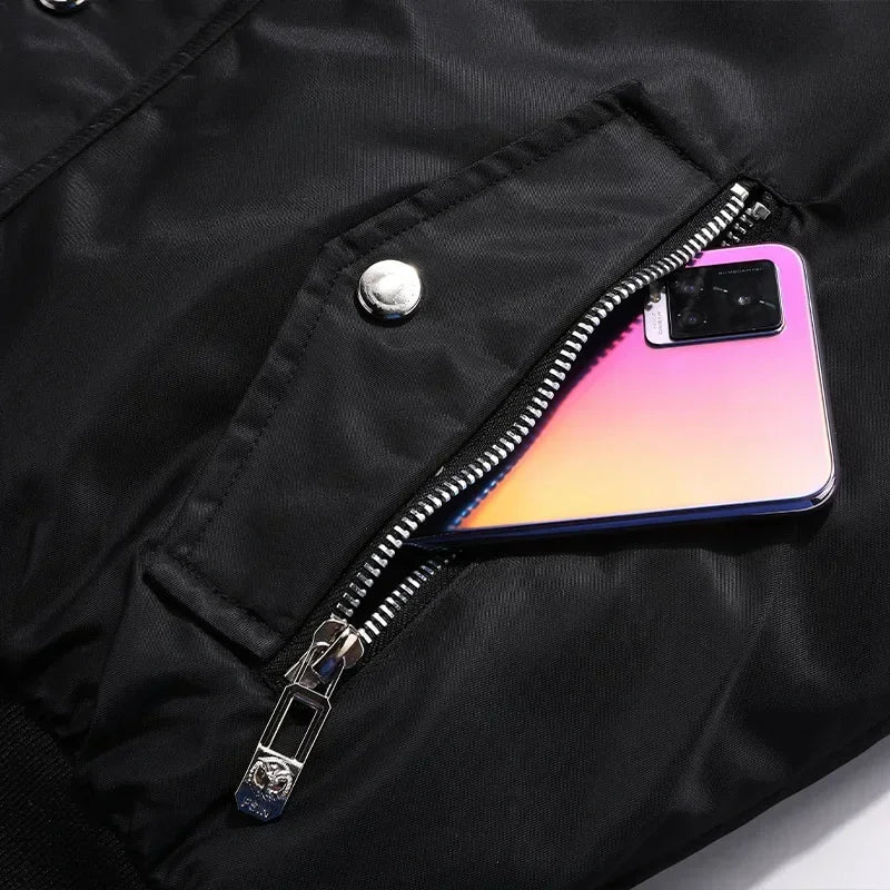 Thick Down & Parka Coat Oversize Plus Velvet Thick 2025 Brand Keep Warm Winter Men's Black Blue Red  Padded Jacket Coat Men.