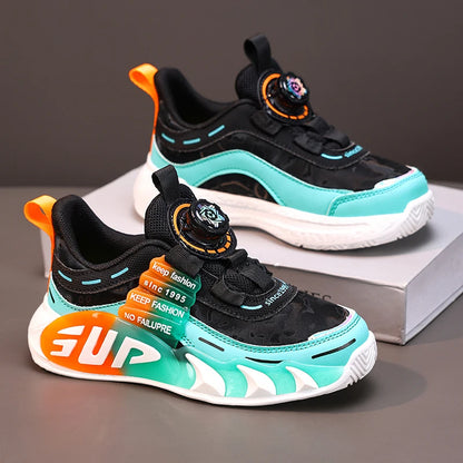 Autumn New Design Children Sneaker Boy Sports Shoes Fashion 4 To 12 Years Kids School Tennis Shoes Boy Casual Sneaker.