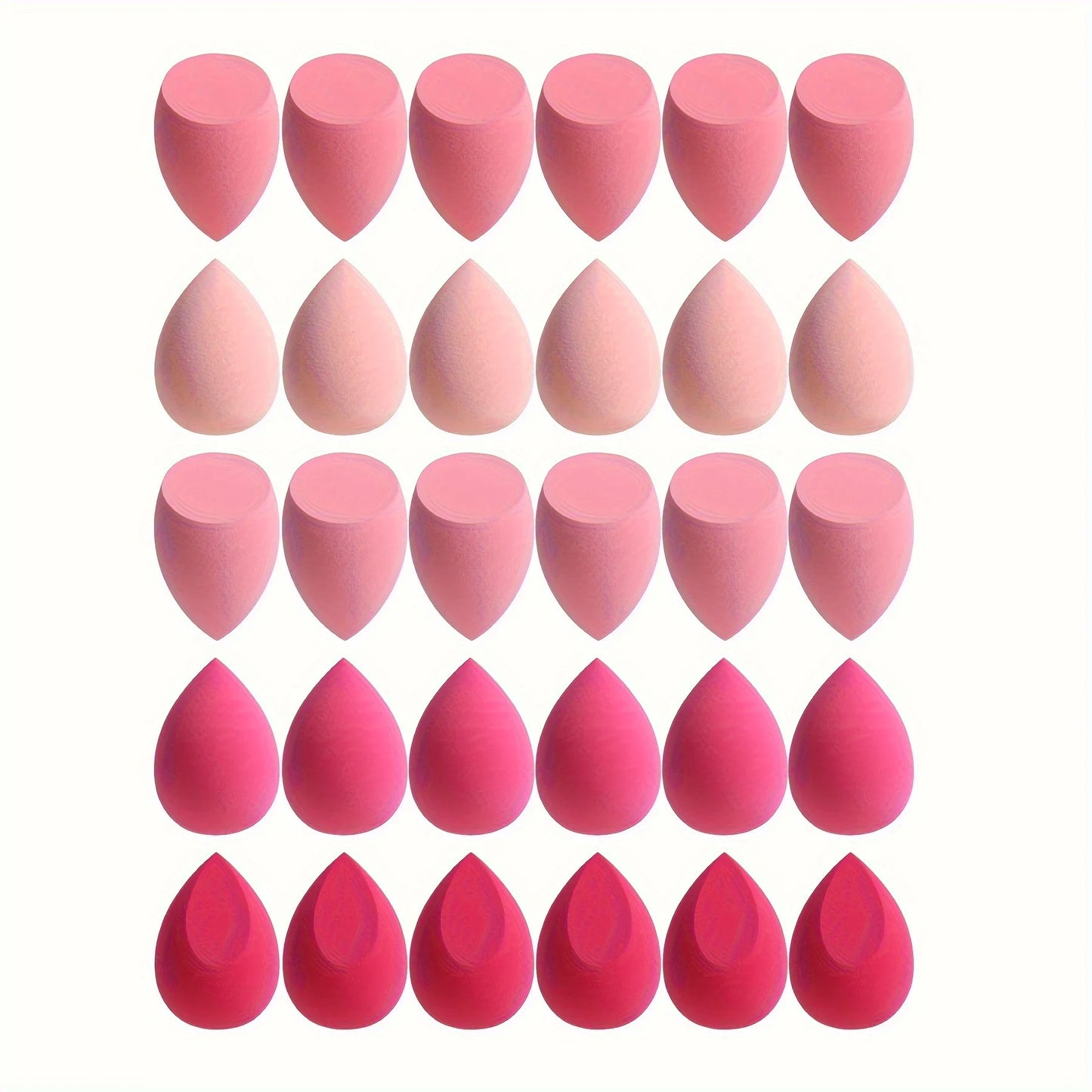 7piece/18piece makeup sponge set, suitable for liquid BB cream powder application, makeup egg dry wet dual-use powder puff.
