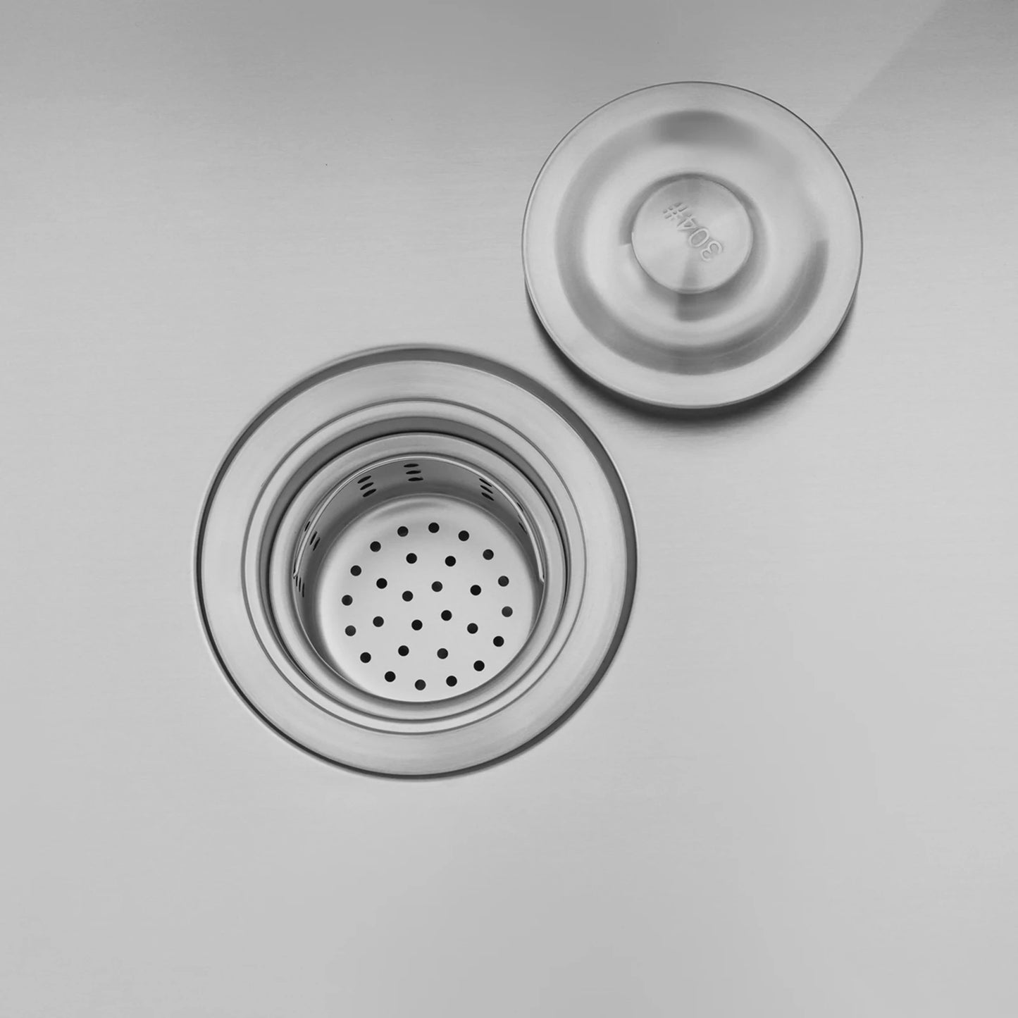 Bymaocar 78 * 43 * 21 cm Edelstahl-Küchenspüle, Doppelschüssel-Küchenspüle, Küchenspüle mit Abflusskorb