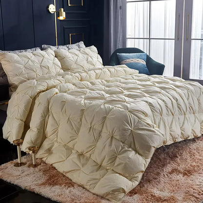 UVR 95% White Goose Down Comforter Down Comforter 5 Star Hotel Winter Down Comforter Full Cotton Comforter Double Bed Full Size.