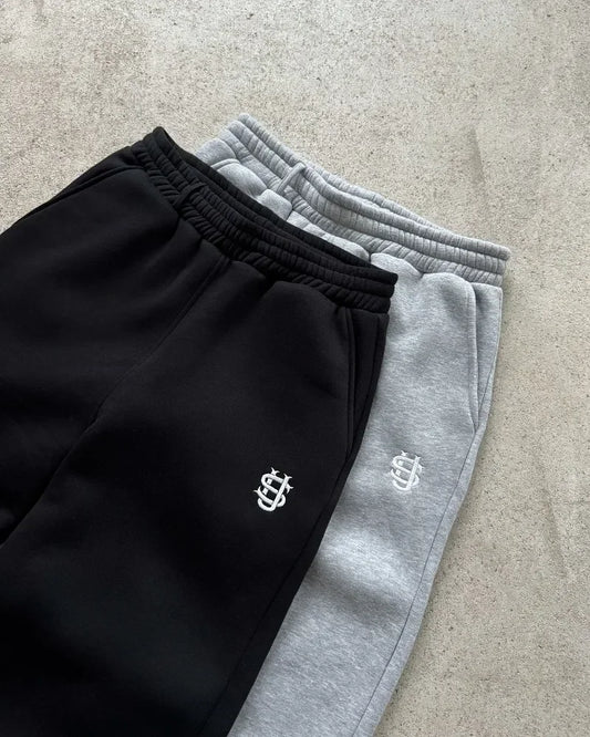 Y2K Retro Gerade Hosen Trainingsanzug Streetwear Hosen Personalisierte Hose Bein Zipper Stickerei Hip Hop Casual Jogger Männer Hosen