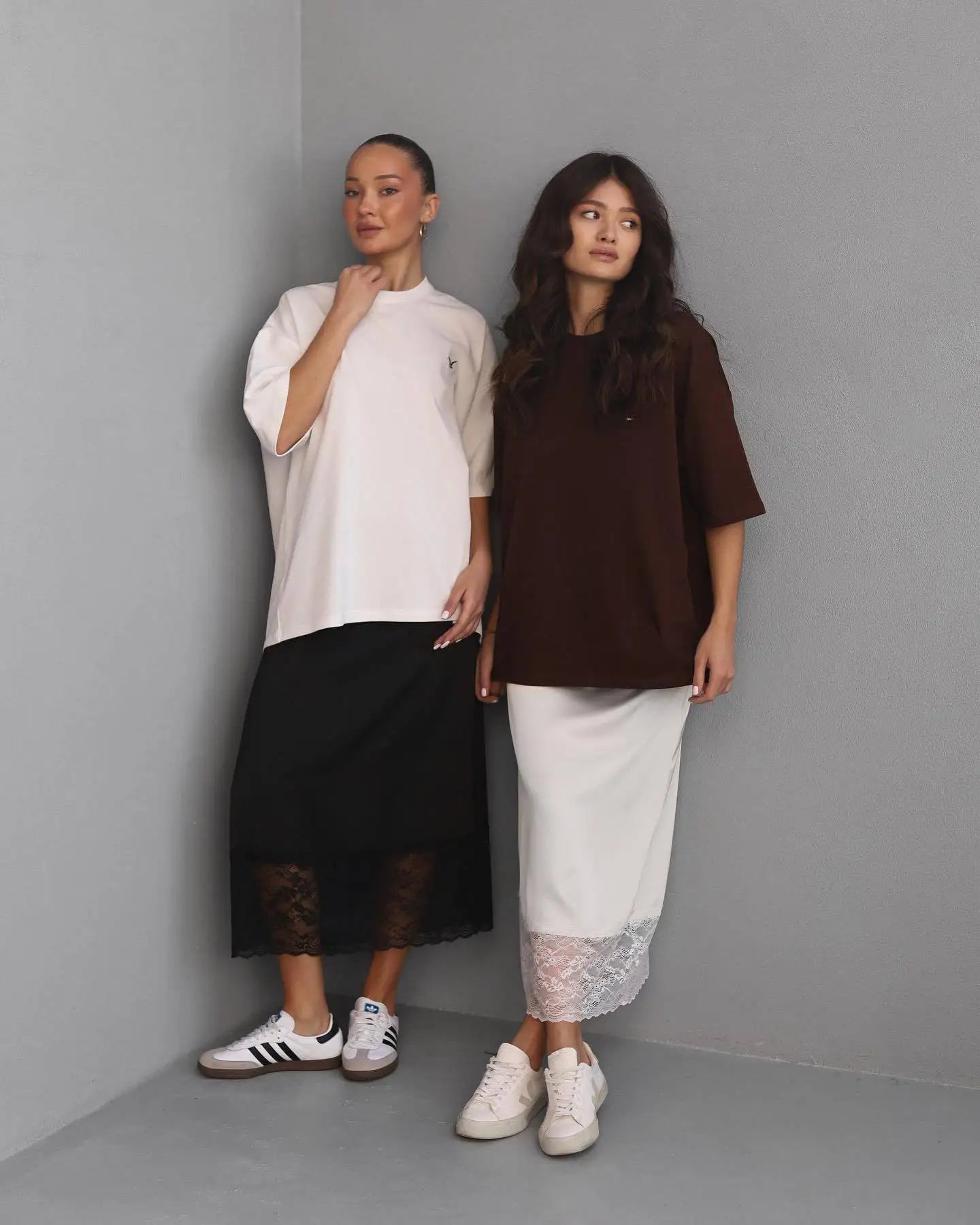 Tossy White Casual Lace Long Skirt For Women Slim High Waist Patchwork Elegant Commute Clothes Summer 2025 Female Maxi Skirt New