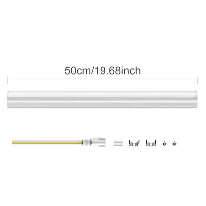 15W T5 LED Tube Light 110V 220V 50CM High Quality Integrated Wall Lamp for Home Kitchen Cabinet Warehouse Garage,No/EU/US Plug.