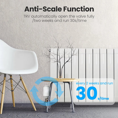 AVATTO Tuya ZigBee Thermostat Radiator Actuator Smart TRV Thermostatic Valve Temperature Controller Support Alexa Google Home.