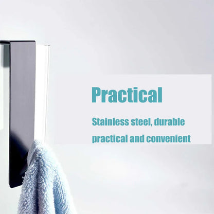 Edelstahl über Glastür Duschtür Rückseite Dusche Handtuchhalter S-Form Badezimmer Bademantel Aufhänger Halter Haken