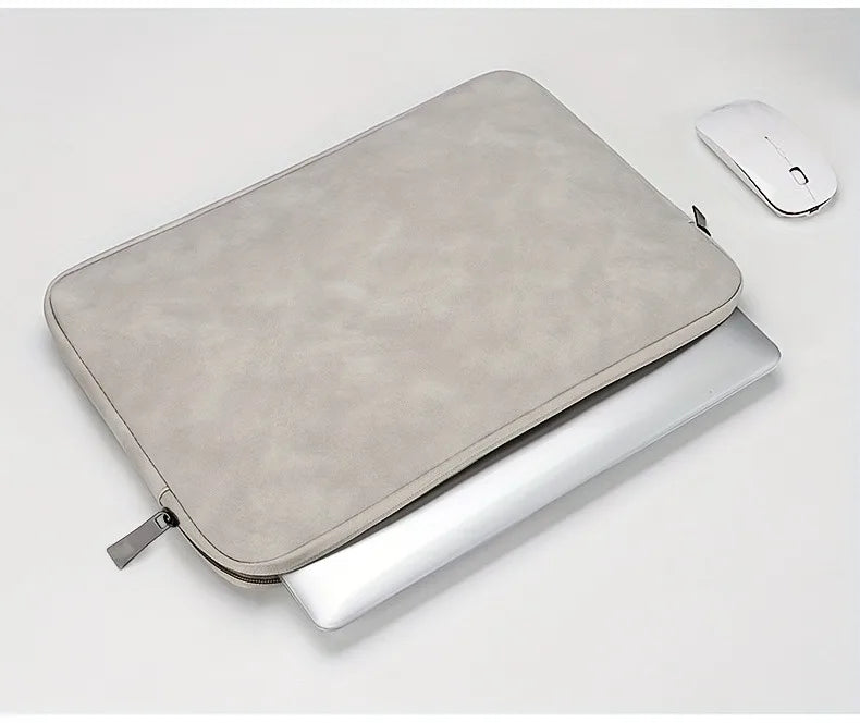 11 13 14 15 Inch Laptop PU Leather Protective Tablet Bag Computer Pouch Case Storage Bags Slim Laptop Sleeve for Macbook Perfect.