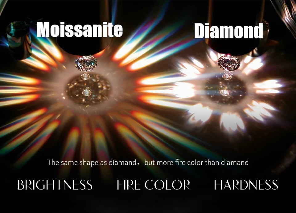 ATTAGEMS DVVS1 Full Moissanite Cuba Chain for Man Women 925 Sterling Silver 18k Gold Plated Hip Hop Tennis Bracelet Fine Jewelry.