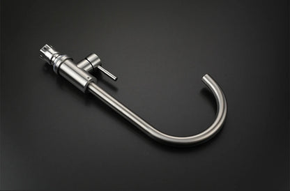 Black Kitchen Faucet Stainless Steel Kitchen Mixer Single Handle Single Hole Kitchen Faucet Brushed Nickle Mixer Sink Tap