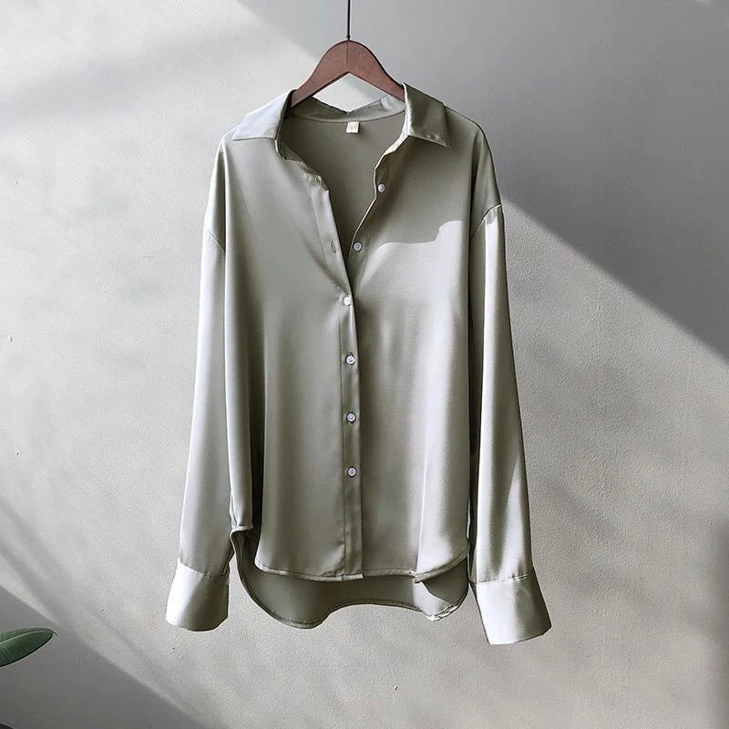 2025Spring Shirt And Blouses New Sweater Cardigans Woman Top Knitted Korean Long Sleeve Lapel Button Elegance Sweet Casual Coats.