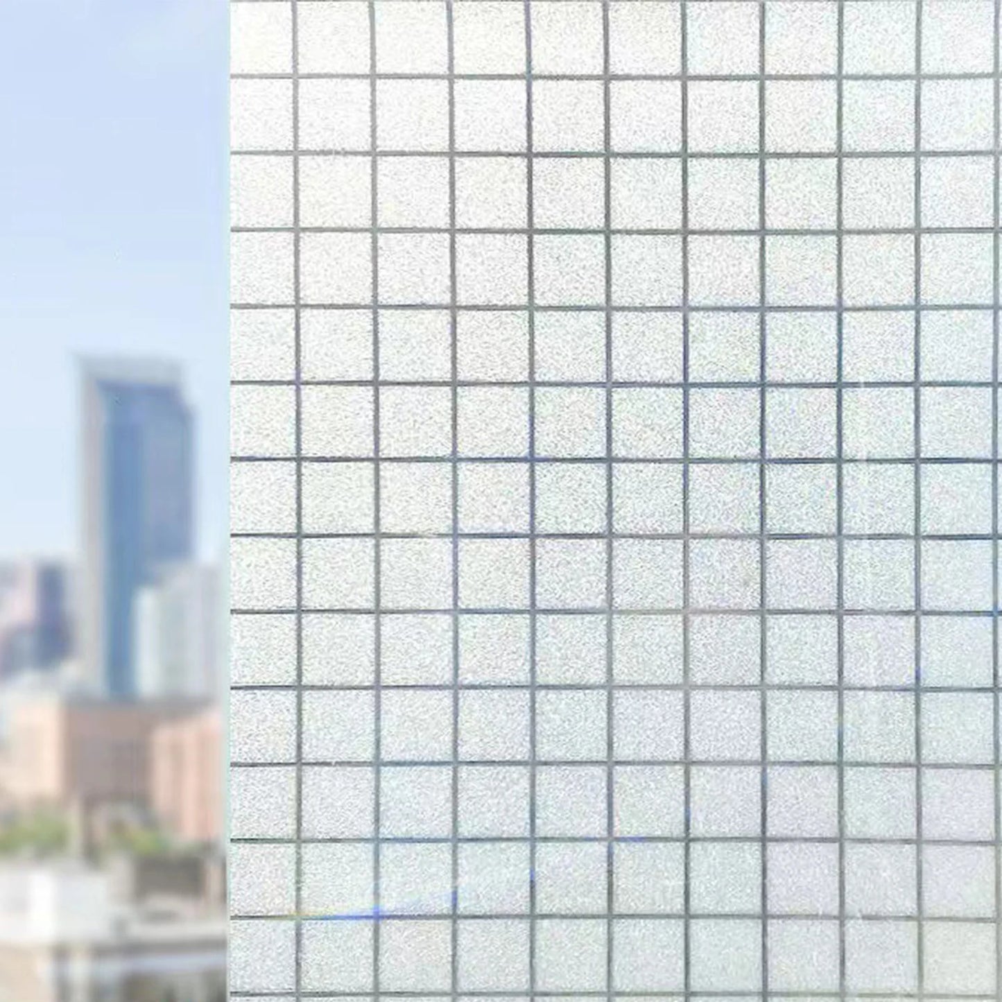 20x100cm Static Frosted Window Film Privacy Sticker For Bathroom Opaque Translucent Light Control Adhesive Glass Covering.