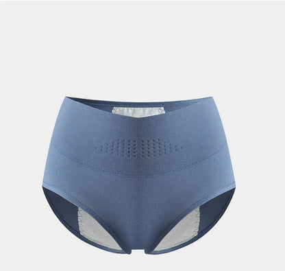 High Waist Period Underwear for Women Leakproof Cotton Menstrual Panties Plus Size 4XL Anti-Odor Absorbent Physiological Briefs.