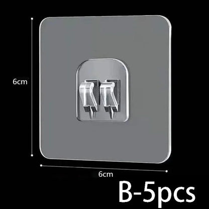 Wasserdichter, stark klebender Haken-Regal-Aufkleber für Badezimmer, Küche, Wandregal, Küche, zum Kleben von Wandschrauben, Haken, Lagerregal