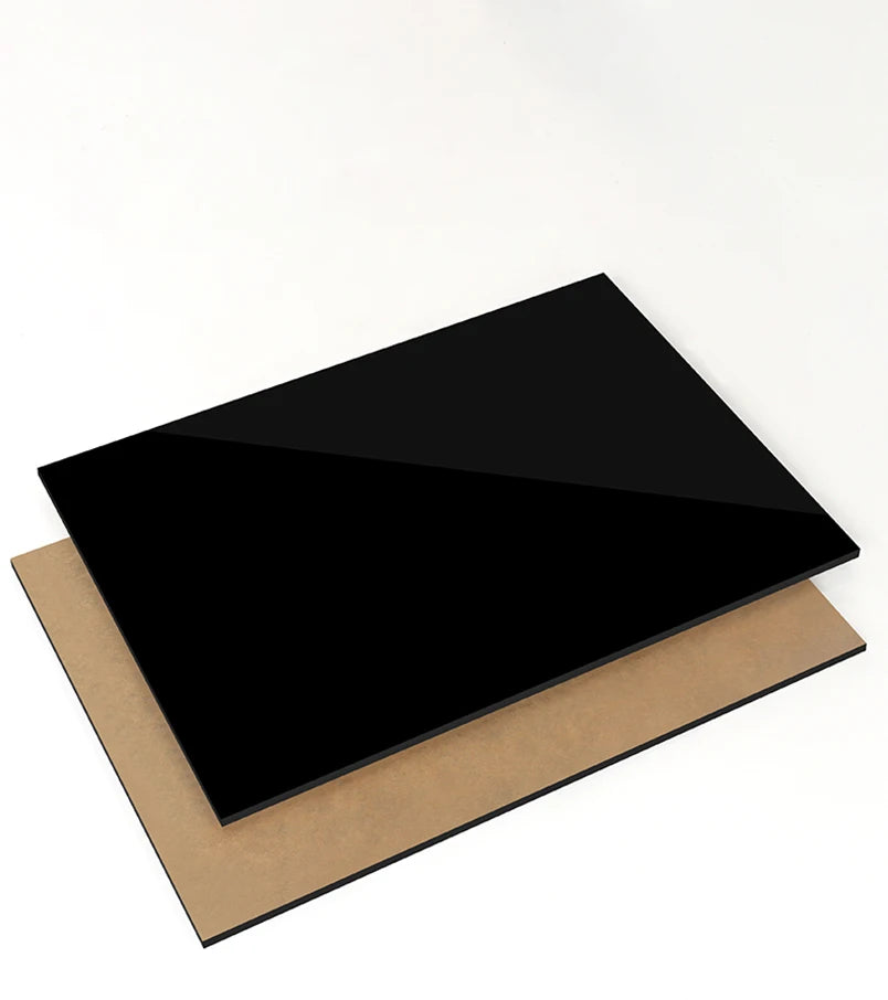2mm 3mm 4mm 5mm Thick Acrylic Board Glossy Semi Transparent Black Organic Plastic Board Organic Glass Polymethyl Methacrylate