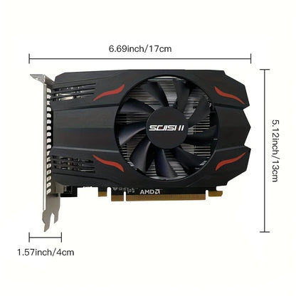 SEJISHI Video Card RX560 4G D5 Graphics Cards 128Bit GDDR5 AMD GPU RX560 4GB Gaming Card placa de video Diy Gaming Computer.