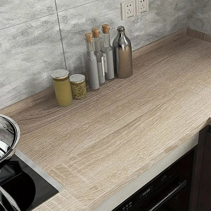 Holzmaserung DIY Aufkleber PVC selbstklebende wasserdichte Tapeten Renovierung Möbel Wandaufkleber Home Decor klebrige Papieraufkleber