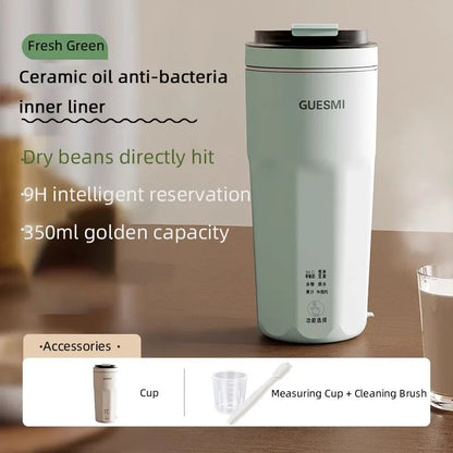 350ml Mini Soy Milk Machine Electric Juicer Blender Multifunctional Wall Breaking Machine Soybean Milk Maker Breakfast Machine