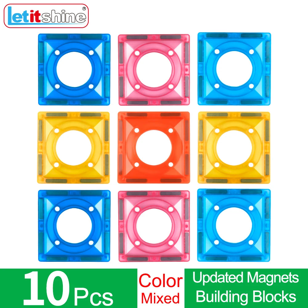 Montessori Magnetic Toys Education Stem Developmental Building Blocks Magnet Tiles Construction Bricks Kids Baby Boy Puzzle Game