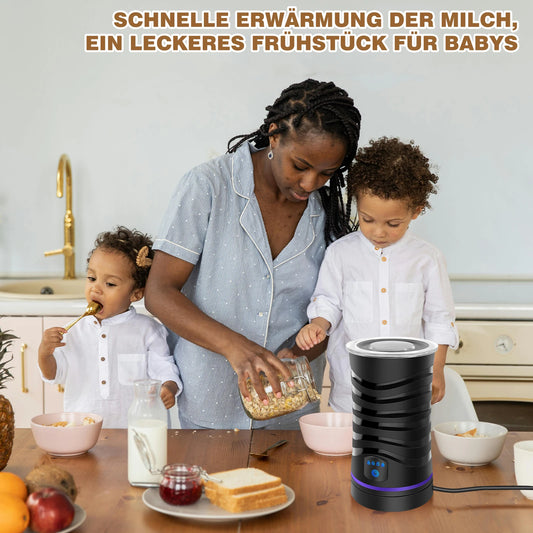 4 in 1 Milk Frother Electric and Steamer 11.8 oz/350ml Hot/Cold Foam Maker Intelligent Temperature Control Electric Milk Warmer.