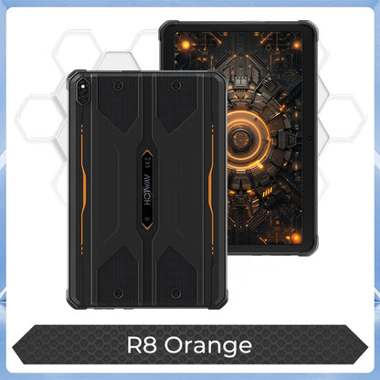 HOTWAV R8 Rugged Tablet 10.1'' HD+ Display 10800mAh Massive Battery Pad Android 14 OS Octa-core 4GB 128GB Tablet PC Global